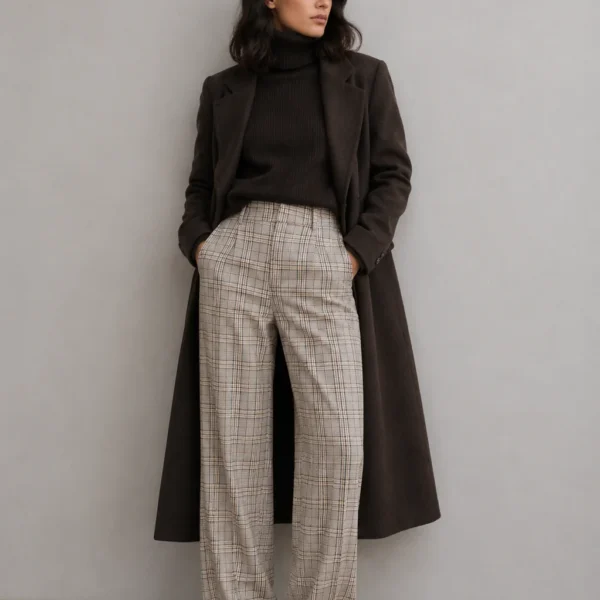 PANTALON CUADROS PINZAS